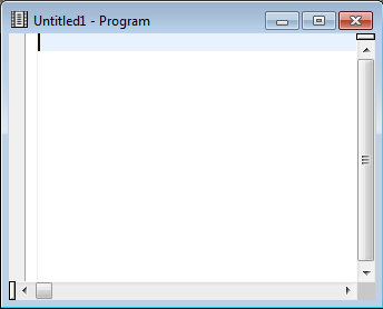 Editor window Untiltled1