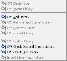 Commands on library level