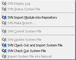 Commands on system file level