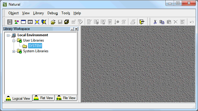 Visualization of the Natural Studio window.