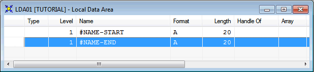 The modified Global Data Area.