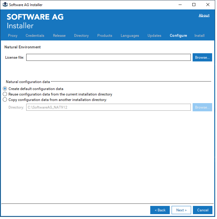Natural license file