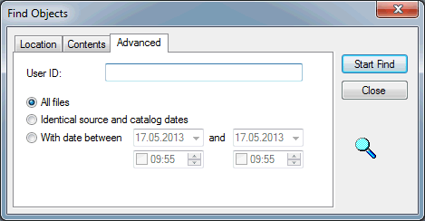 Find objects - advanced