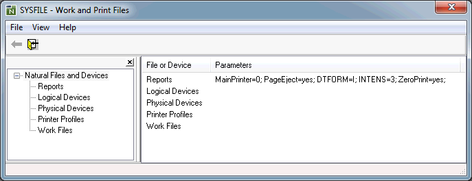 Work and print files
