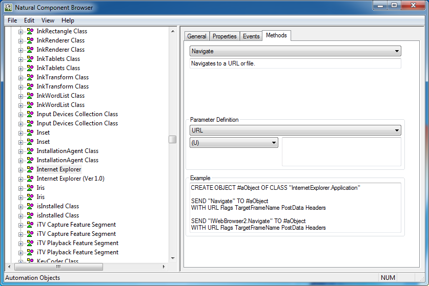 Internet Explorer - Methods