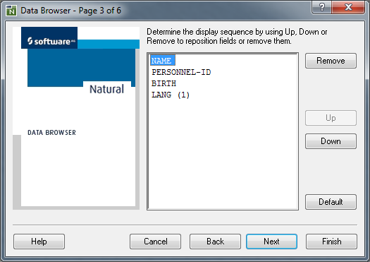 Data Browser Page 3/6