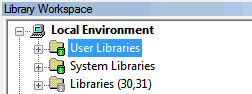 Library workspace