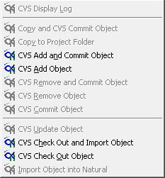 Commands on object level