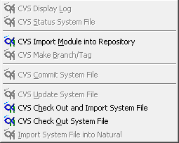 Commands on system file level