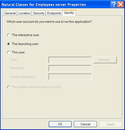 Identity Tab