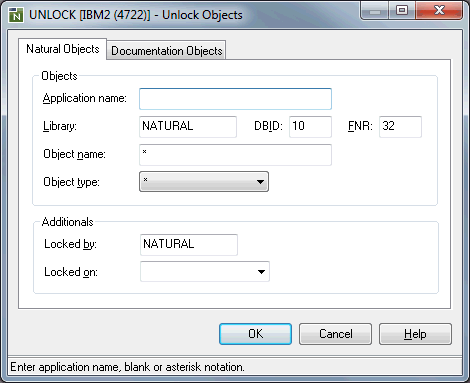 Unlock objects