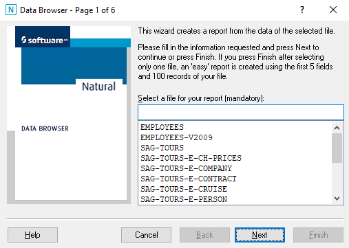 Data Browser Page 1/6