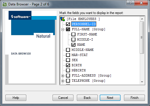 Data Browser Page 2/6