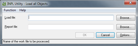 An INPL utility window
