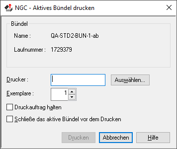 Aktive B&uuml;ndel drucken
