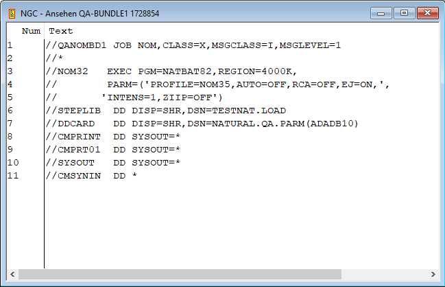Ansehen (aktv. Report)