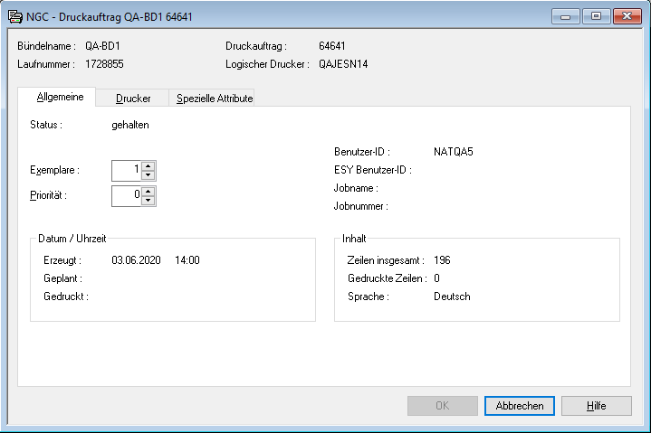 Druckauftrag (&auml;ndern)