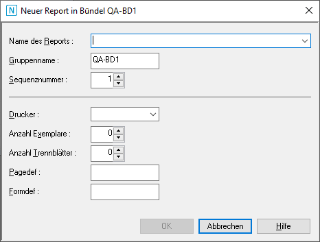 Neuer Report im Bündel