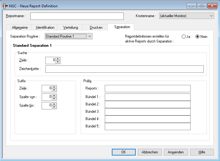 Standard-Separation 1