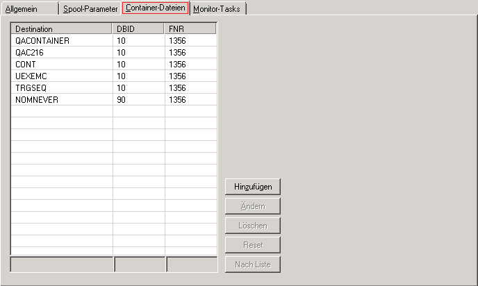 Monitor-Standardwerte, Container-Dateien