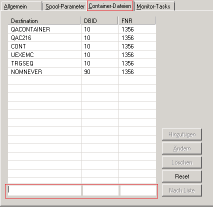 Monitor-Standardwerte, Container-Dateien, Hinzuf&uuml;gen