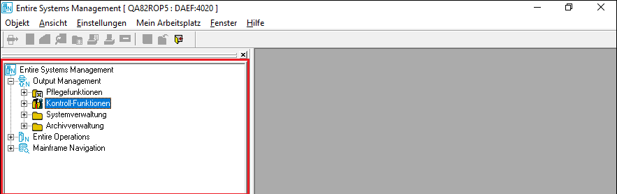 Objekt-Arbeitsbereich, Beispiel