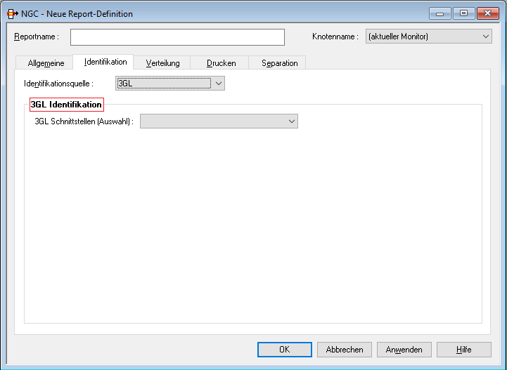 Neuer Report - 3GL Identifikation