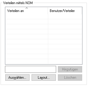Verteilen mittels NOM