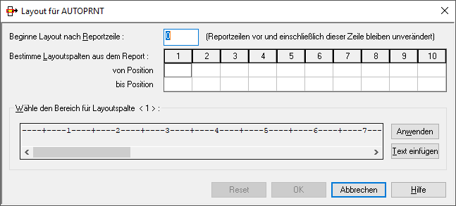 Layout f&uuml;r Benutzer