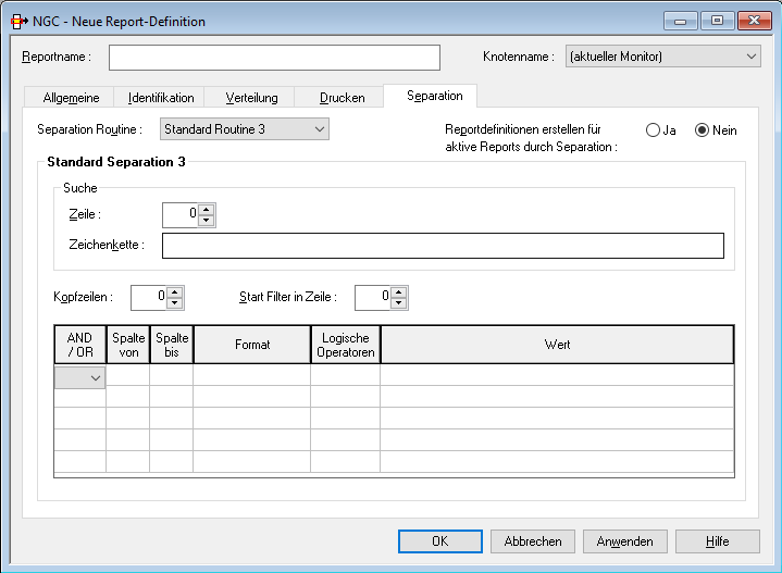Standard-Separation 3