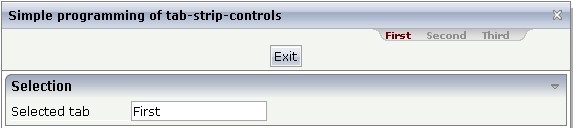Tap-strip-controls