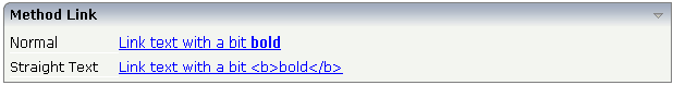 Method link example