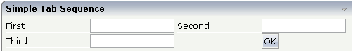 Simple Tab Sequence