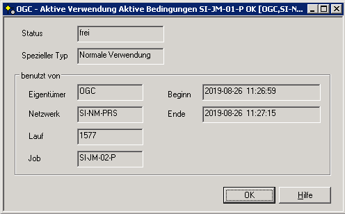 Aktive Verwendung Aktive Bedingungen