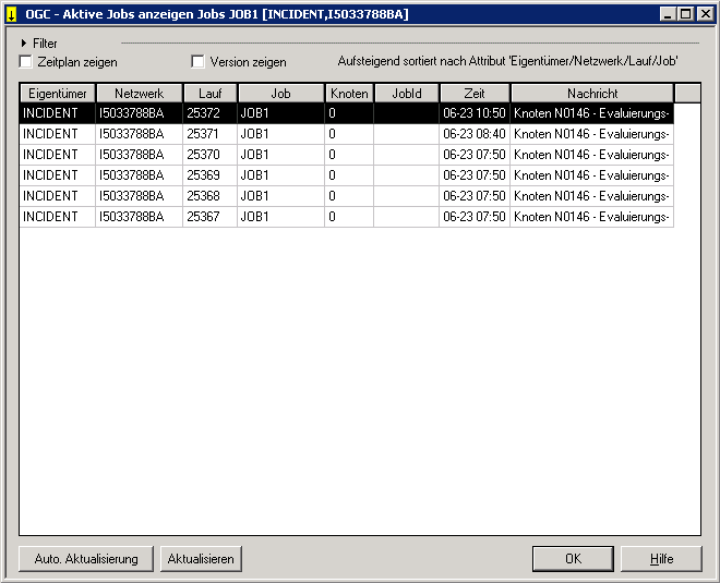Aktive Jobs anzeigen Jobs