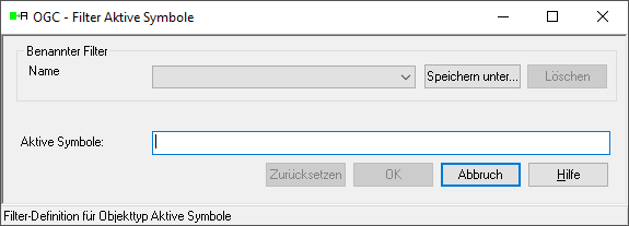 Filter Aktive Symbole