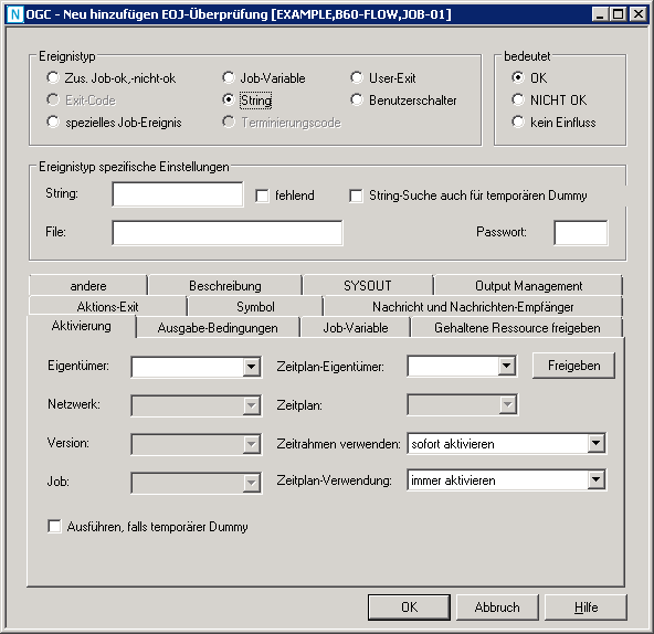 Jobende-Pr&uuml;fung hinzuf&uuml;gen (z/OS, z/VSE)