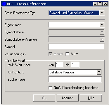 Symbol-Suche nach Wert