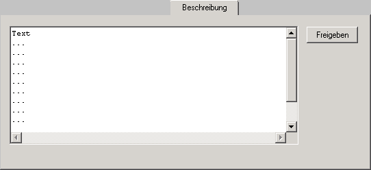 Register "Beschreibung"
