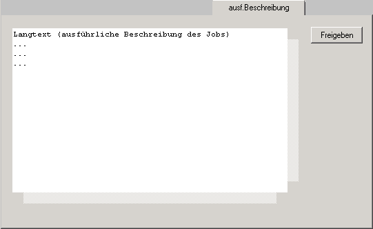 Register "Ausf. Beschreibung"