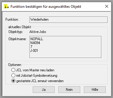 Wiederholen Aktive Jobs