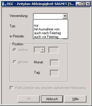 Zeiplan-Abh&auml;ngigkeit