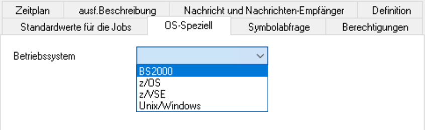 Betriebssystem-Auswahl