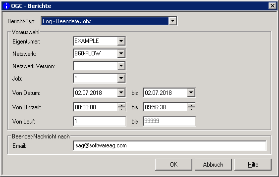 Bericht nochmal zu erzeugen