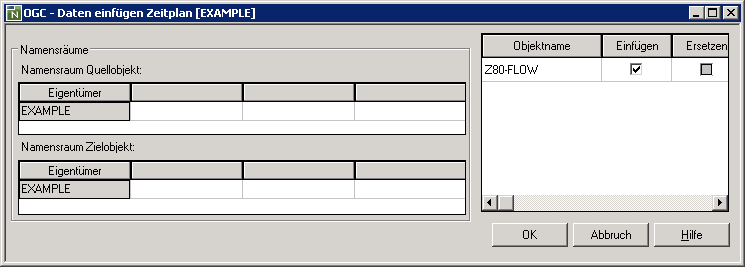 Zeitplan kopieren/einfügen