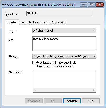 Neues Symbol anlegen
