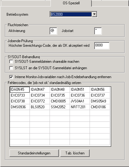 Register "OS-Speziell" - BS2000