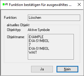 Aktives Symbol l&ouml;schen