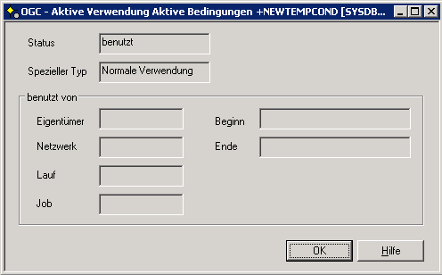 Aktive Verwendung - Globale aktive Bedingung