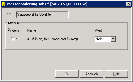 Massen&auml;nderung Jobs